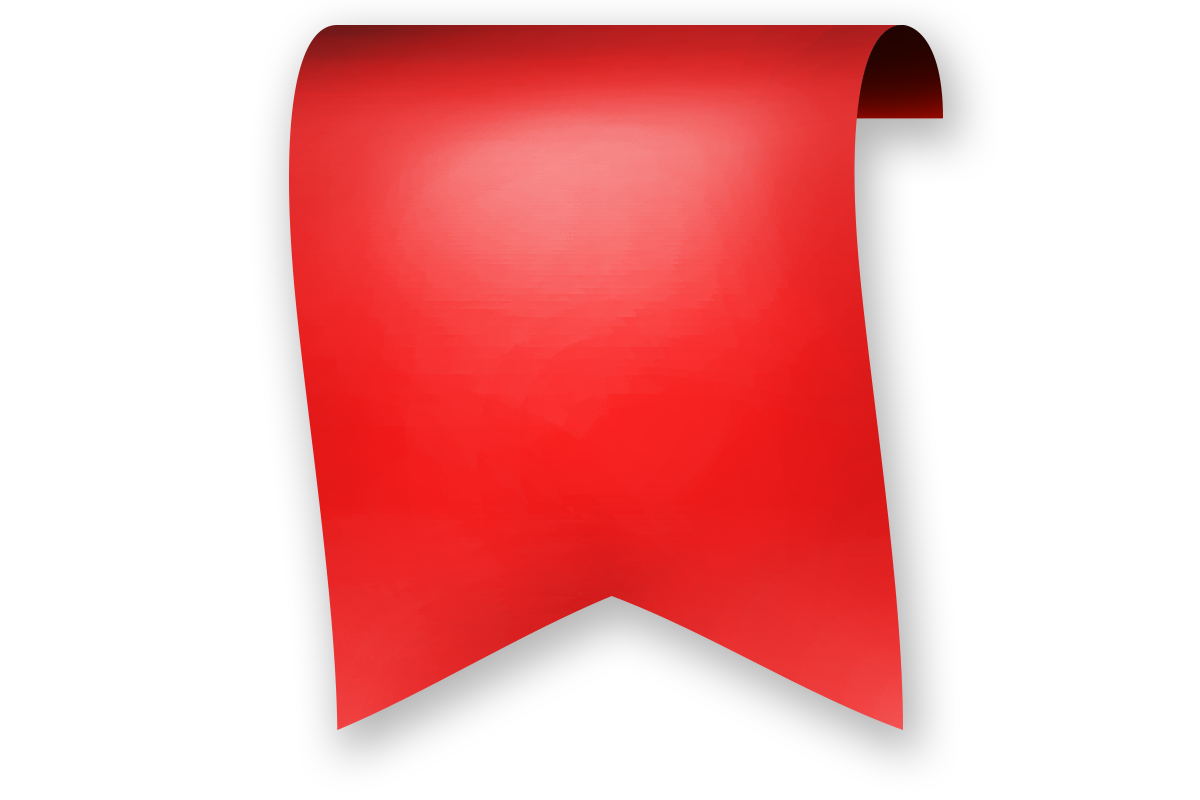 Vektorgrafik zeigt eine rote Fahne